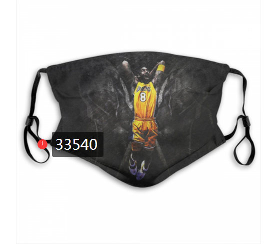 2021 NBA Los Angeles Lakers #24 kobe bryant 33540 Dust mask with filter
